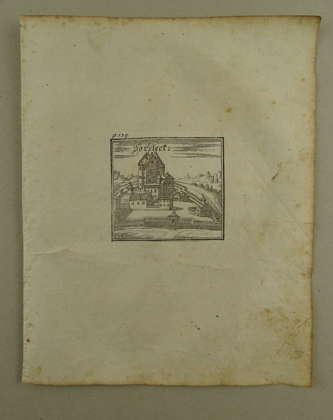 Stiche: FORSTECK, KUPFERSTICH, BLUNTSCHLI 1742 – Gebraucht aus Grüningen von Kartensammler 1