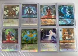 Disney Lorcana Lot 2x Enchanted + komplette Disney100 Promo