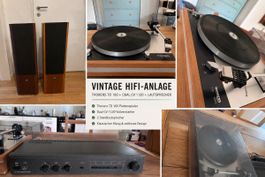 Vintage Hifi-Anlage: Thorens TD 160 + Dual CV 1120