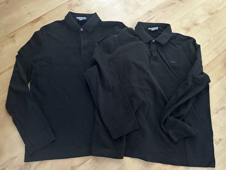 2 Stk. LACOSTE Langarm-Polo XL