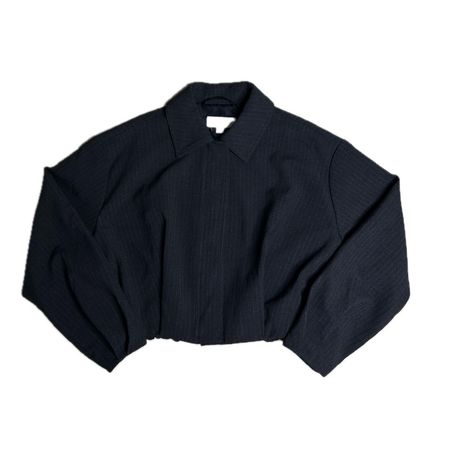 NEW Zara Bomber Jacket with Pinstripes