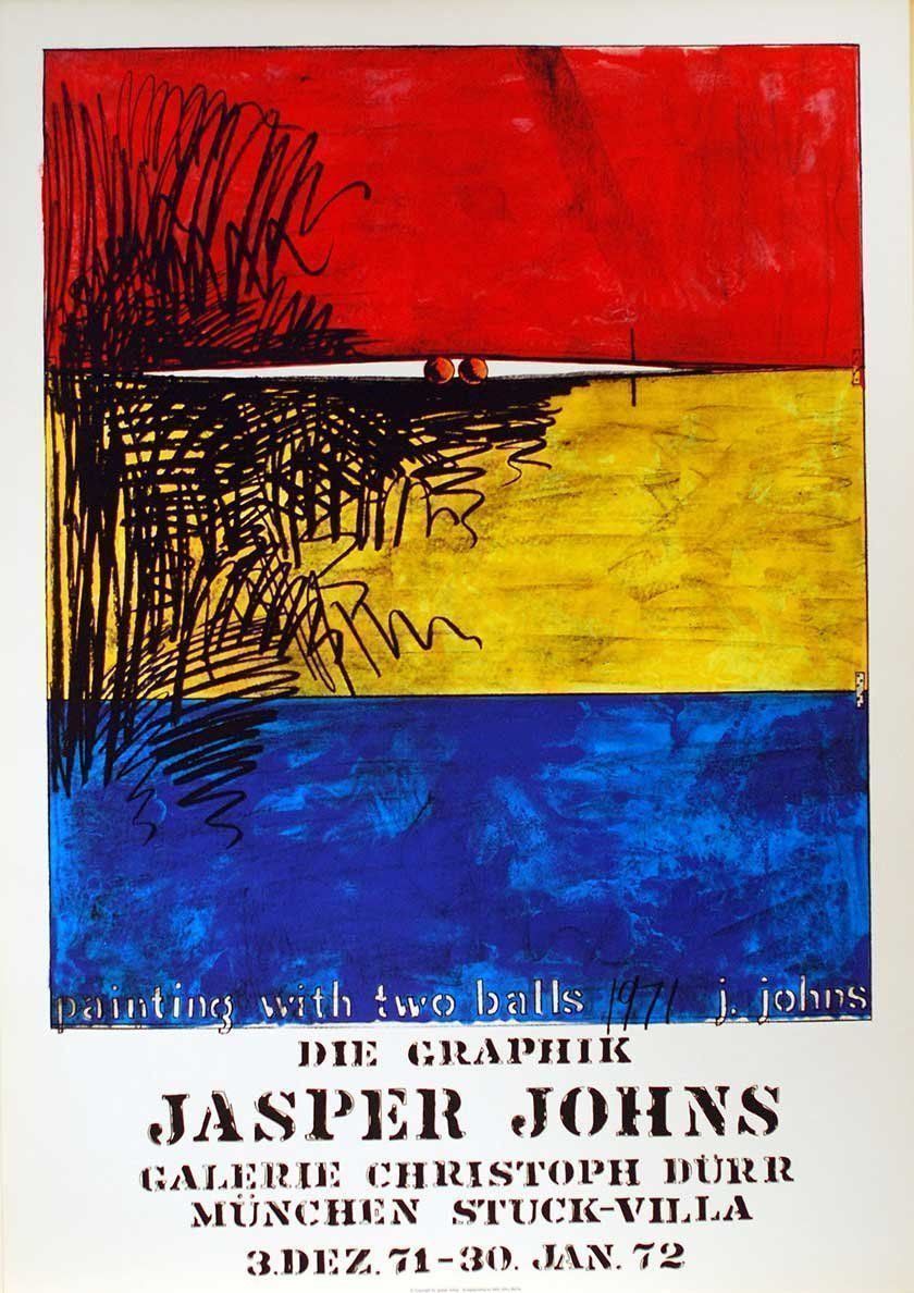 Foto & Immagini: Jasper Johns, painting with two balls – Nuovo (secondo la descrizione) da Bern venduto da Vintage-Art-Poster 4