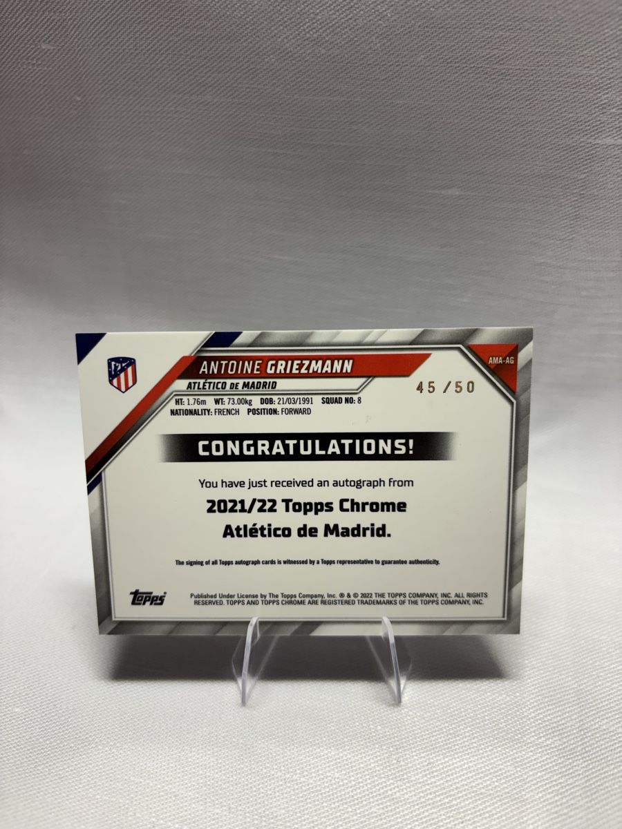 Topps Carte collezionabili: Antoine Griezmann Topps Chrome Autograph 45/50 – Nuovo (secondo la descrizione) da Buchs ZH venduto da Yannik22 1