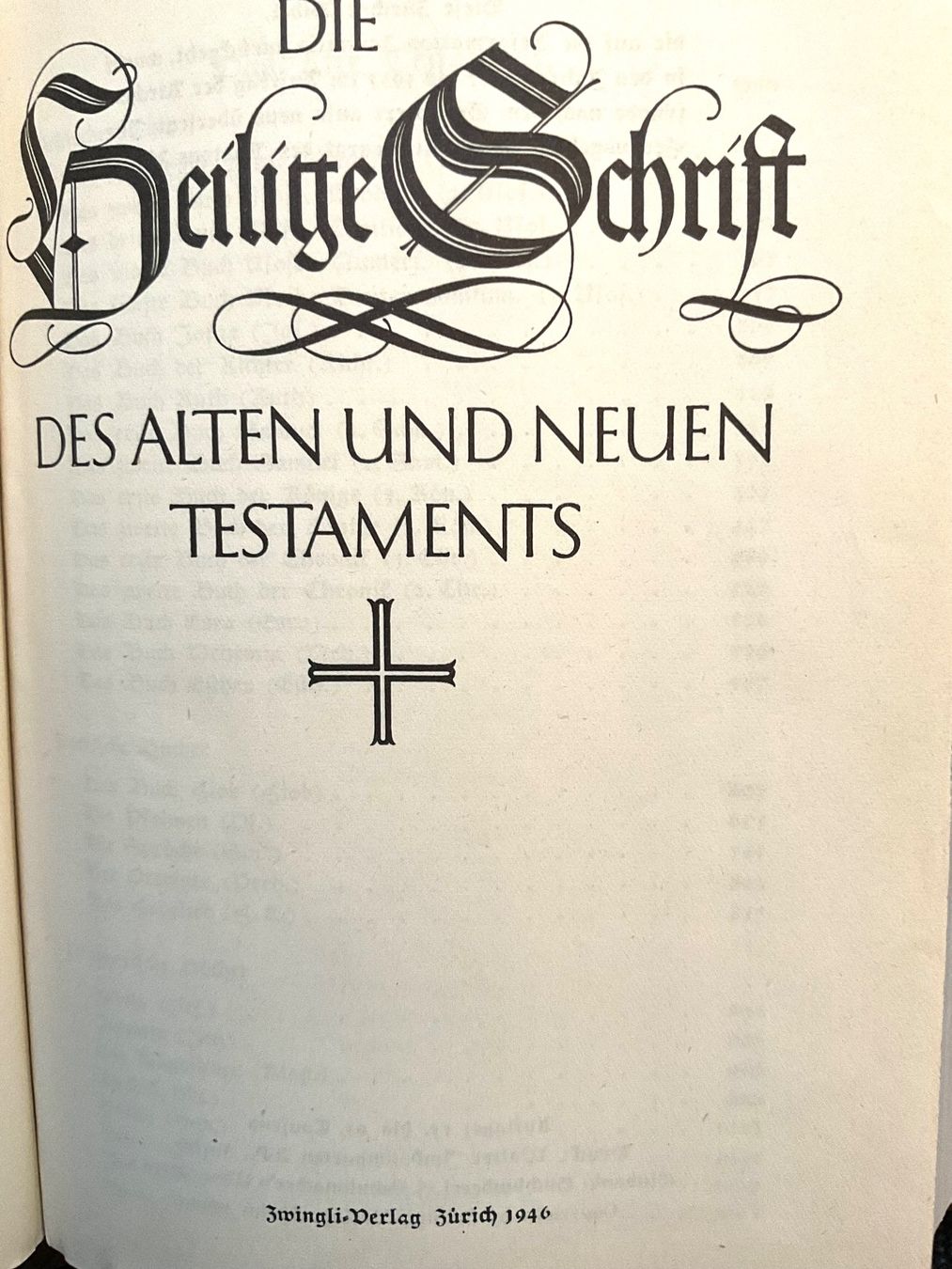 Libri: Bibel Zwingli Verlag 1946 – Nuovo (secondo la descrizione) da Herisau venduto da eri_2tb5 1