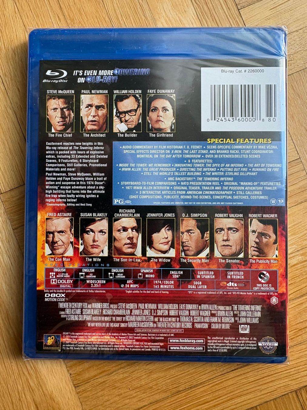 Alle DVDs: The Towering Inferno - Blu-ray – Neu und originalverpackt aus Zürich von Malcom 1