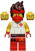LEGO Ninjago njo0643 Kai - Legacy, White Shirt
