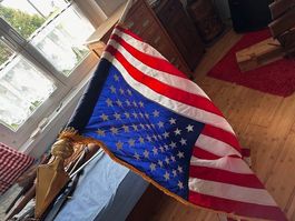 Alte USA-Flagge Vintage Deko für Sammler! (54)