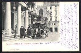Lucerne, Arrivée à l'Hotel Schweizerho
