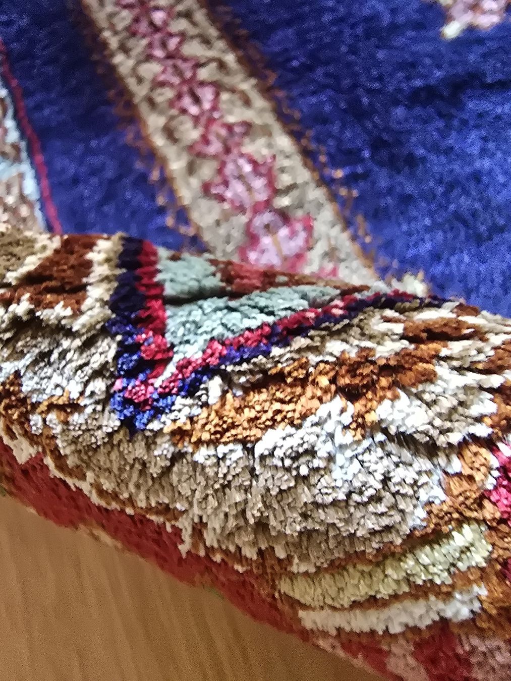 Tappeti: Gebetsteppich blau mit Muster, tolle Farben – Usato da Kestenholz venduto da _Nostalgia_ 5