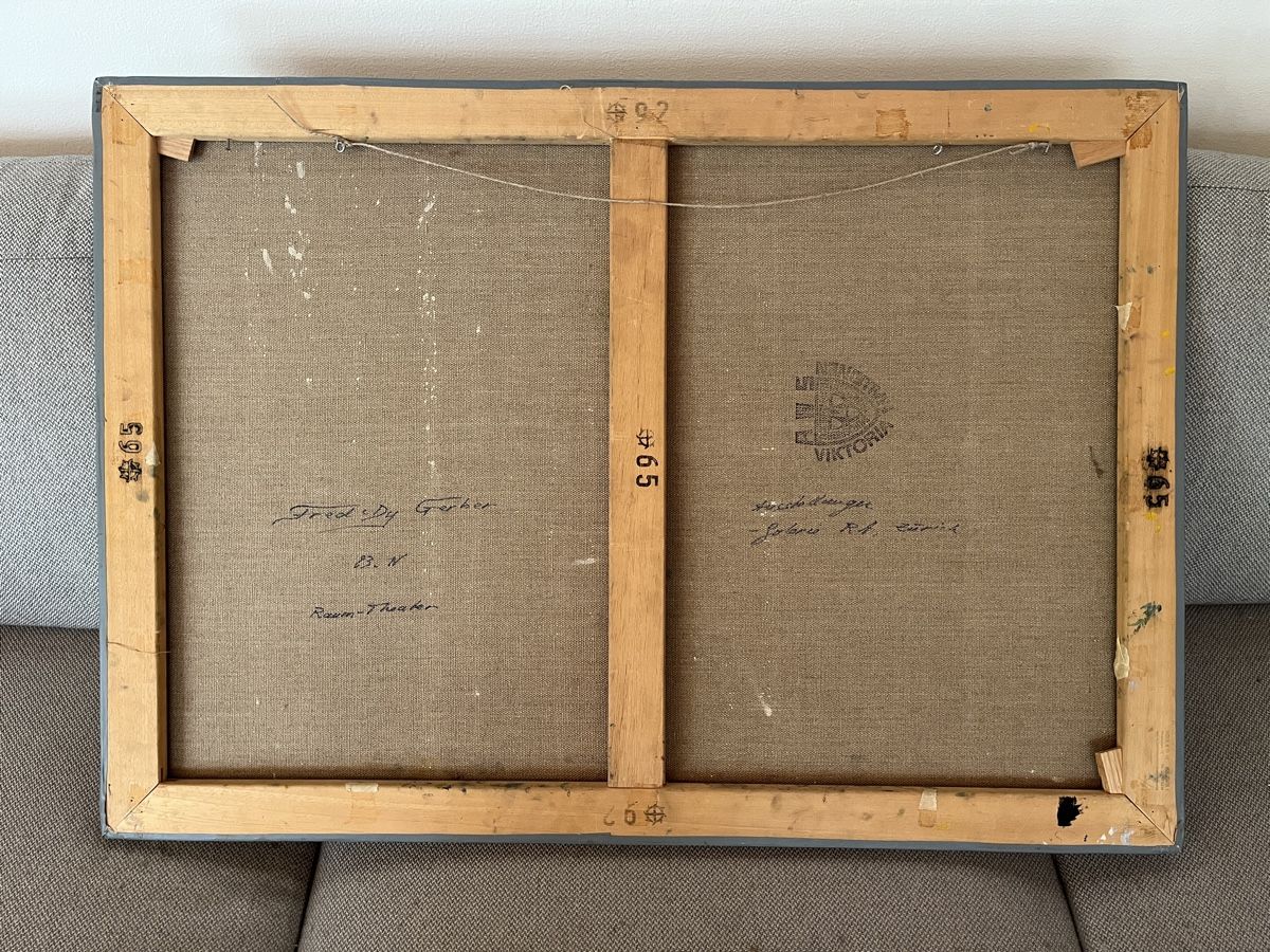 Dipinti: Freddy G. Gerber, 1983 - Original Gemälde – Usato da Zürich venduto da CoriMia 8