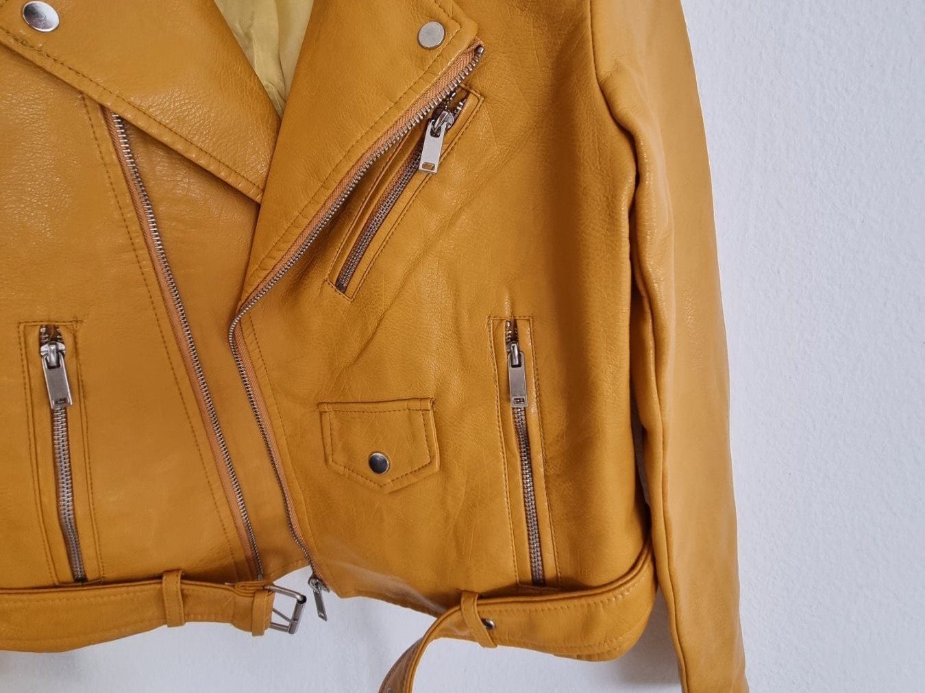 Giacche: Lederjacke in Gelb Gr L Kunstleder – Nuovo (secondo la descrizione) da Bassersdorf venduto da Sandy456 3