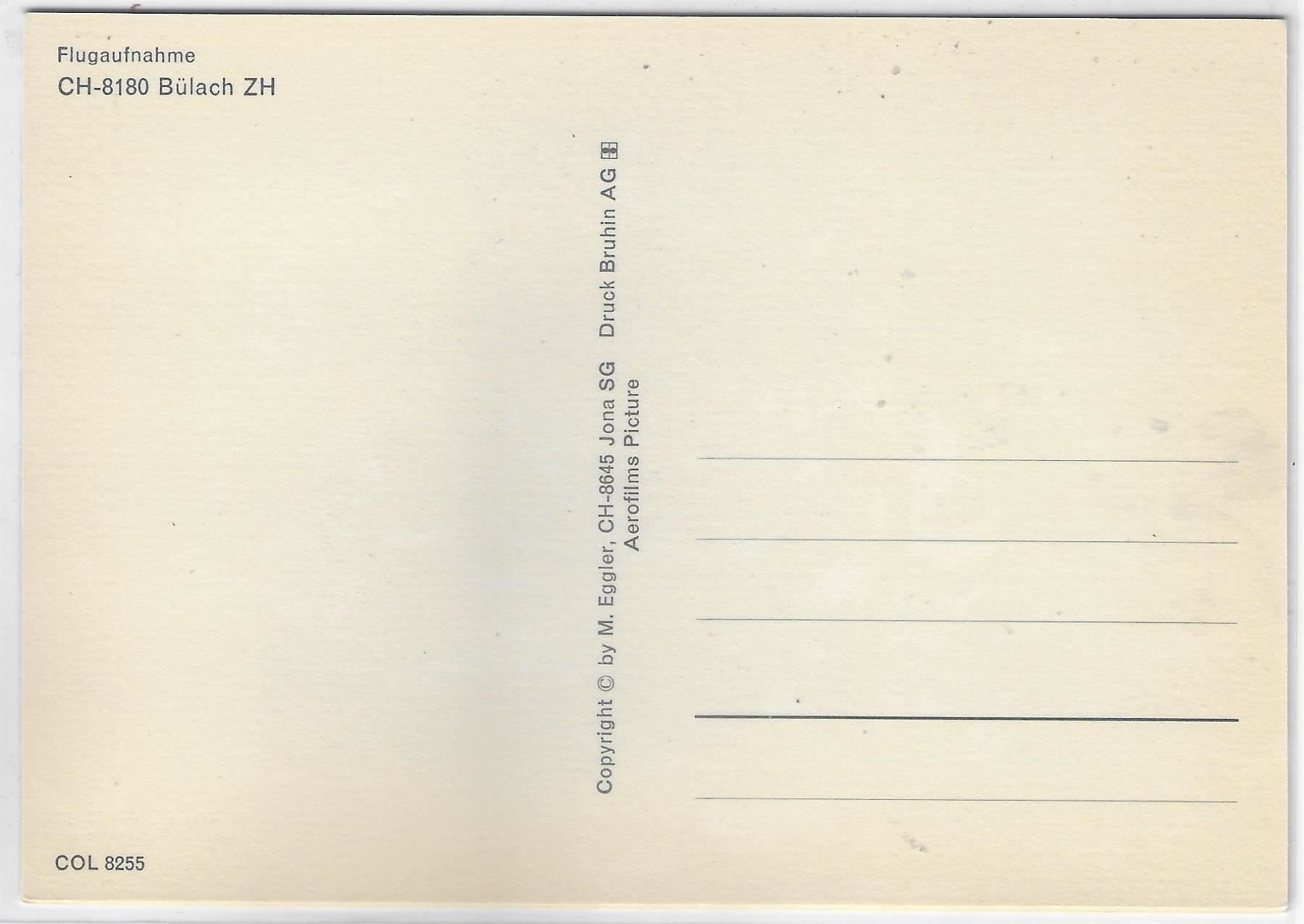 Cartoline postali: Flugaufnahme Bülach ZH – Usato da Ettingen venduto da Kartenplanet 1