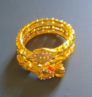 Fingerring Drache goldfarben