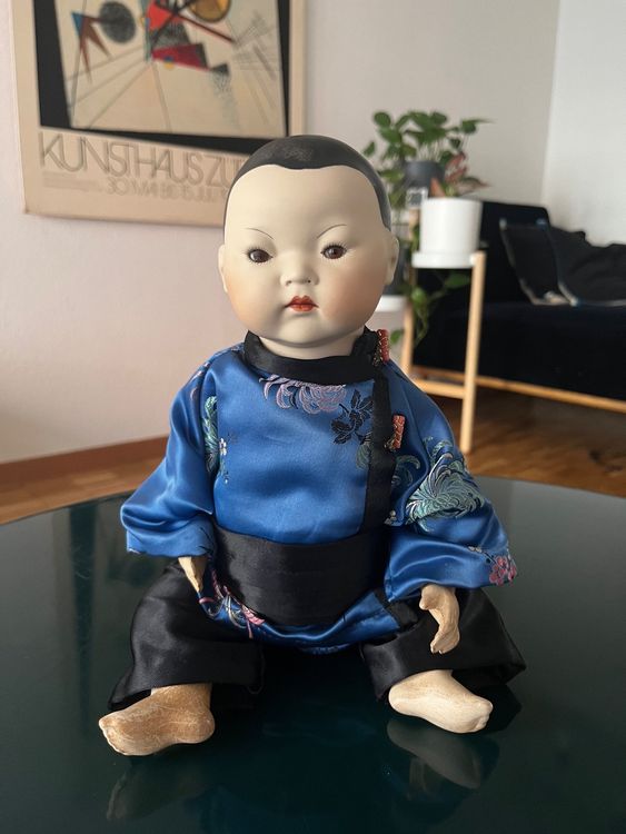Poupée Ancienne Bébé Armand Marseille Asiatique, 18 Cm, Simon & Halbig, état Correct