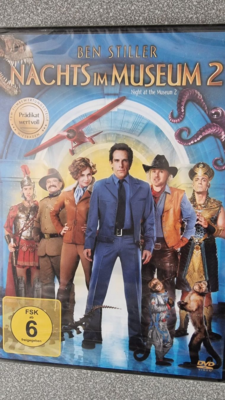 Tutti i DVDs: DVD Nachts im Museum 2 / Ben Stiller – Nuovo e nell'imballaggio originale da Oetwil am See venduto da fineli2