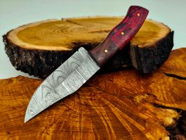 Geprüft! B Knife Faltenstahl DAMASCUS Damast Jagdmesser