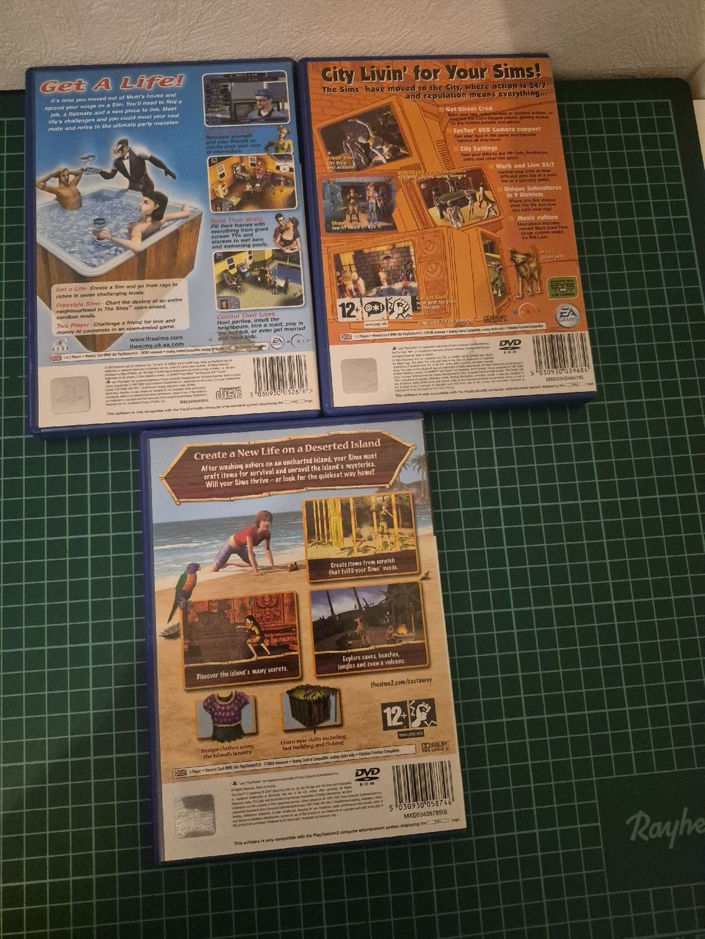 Sony Giochi: Sims PS2 Game Bundle! Sims, Urbz, and Castaway - Fun! – Usato da Meyrin venduto da Retro-GZ 2