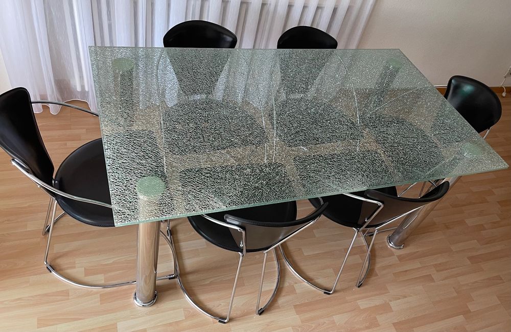 Tisch Mit Crashglas