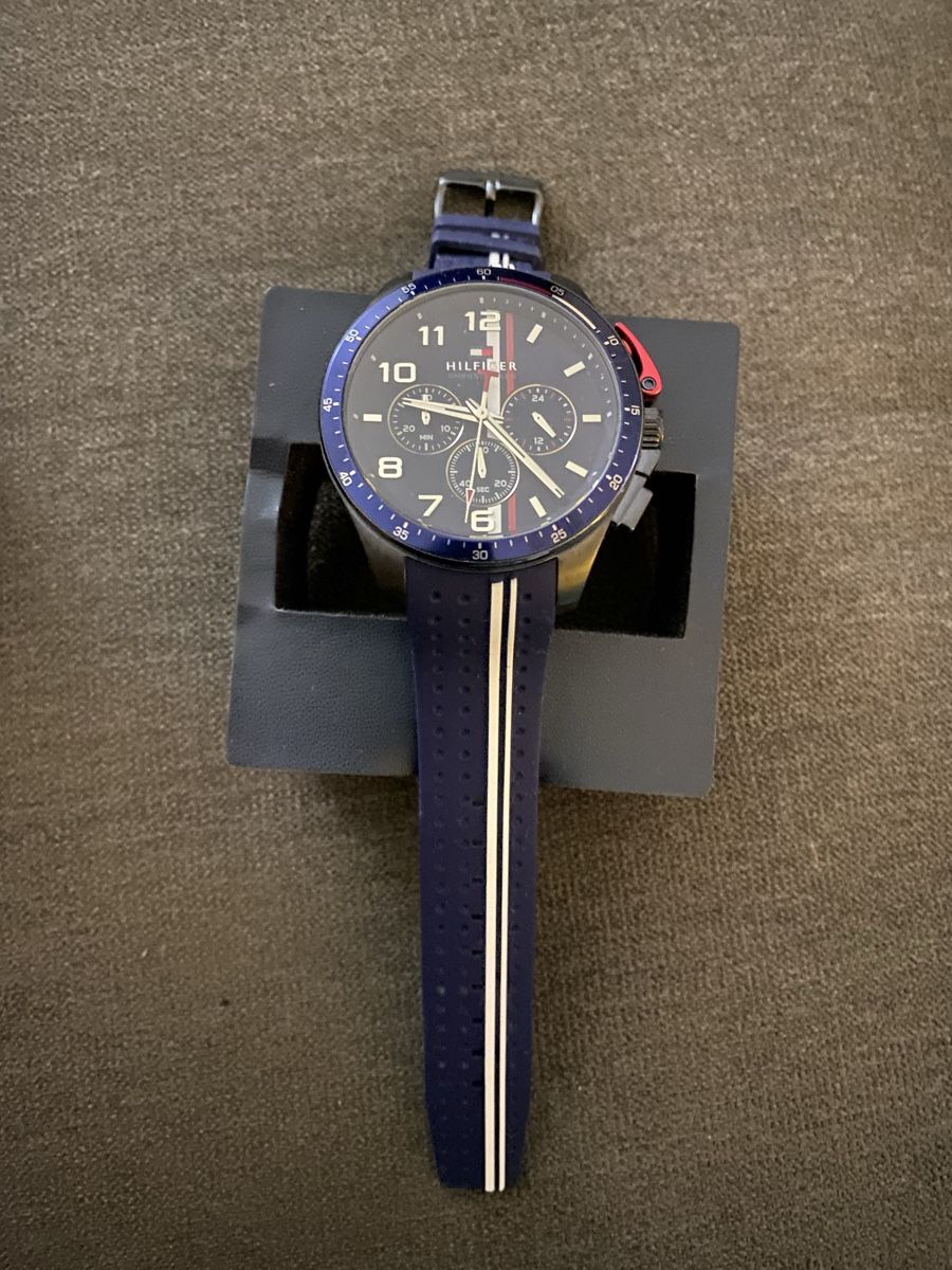Tommy Hilfiger Orologi: Uhr Tommy Hilfiger blau – Nuovo (secondo la descrizione) da Zürich venduto da Ethno1