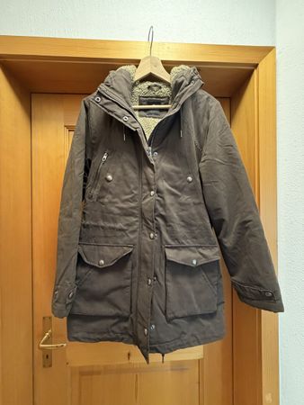 Volcom Parka Jacke braun gefüttert Grösse XS Zustand gut