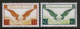 1933 : Flugpost Nr. F14z + F15z, postfrisch **