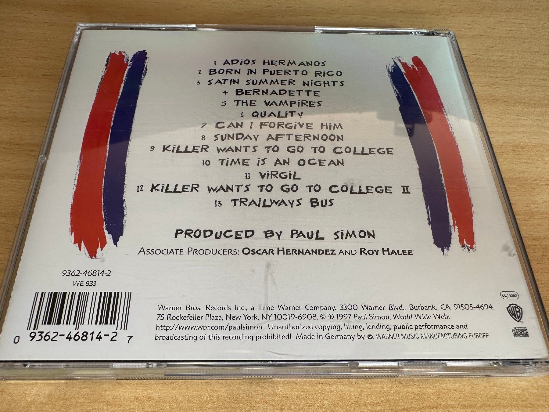 CD: Paul Simon – Songs From The Capeman – Usato da Rikon im Tösstal venduto da Alpenmutz 1