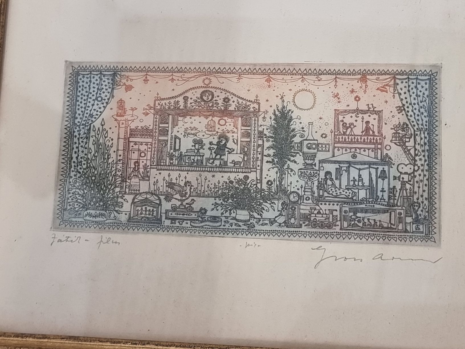 Grafica & Litografie: Original-Farbradierung 2x Signiert  – Usato da Zürich venduto da Budget-Brocki 4