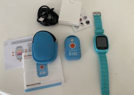 Weenect Kids Uhr - Turquoise - GPS Tracker - Top Zustand
