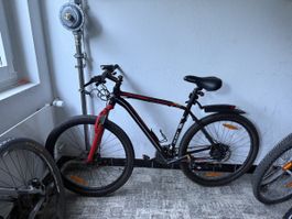 Mountainbike Hurst schwarz-rot guter Zustand