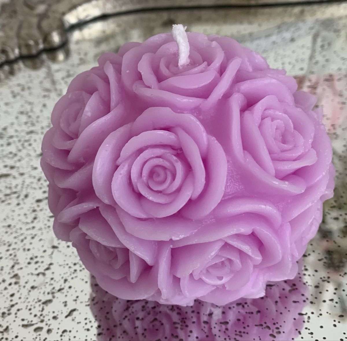 Candele: Rosenkerzen Hand gemacht im Set – Nuovo (secondo la descrizione) da Diepoldsau venduto da Luxusdeko 2