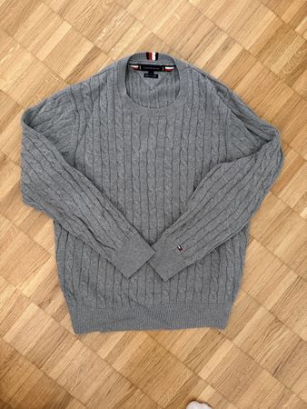 Tommy Hilfiger Strickpullover, Grau, Top Zustand, Gr. L
