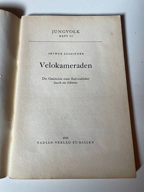 Documenti: Broschüre Velokameraden – Usato da Weissenburg venduto da usem_Oberland 1