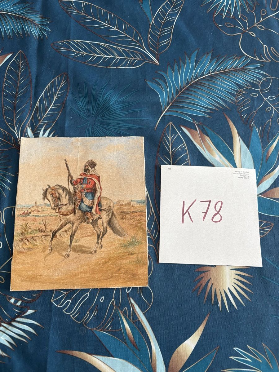 Tableaux: Dessin orientaliste XIX siècle  – D'occasion à Cugy FR par K78