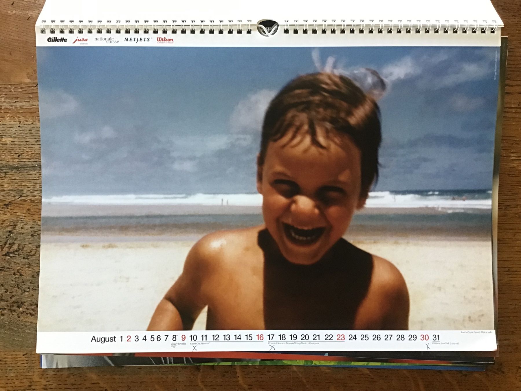 Kalender: Calendrier officiel Roger Federer 2008 – Gebraucht aus Fully von Ruby97 6