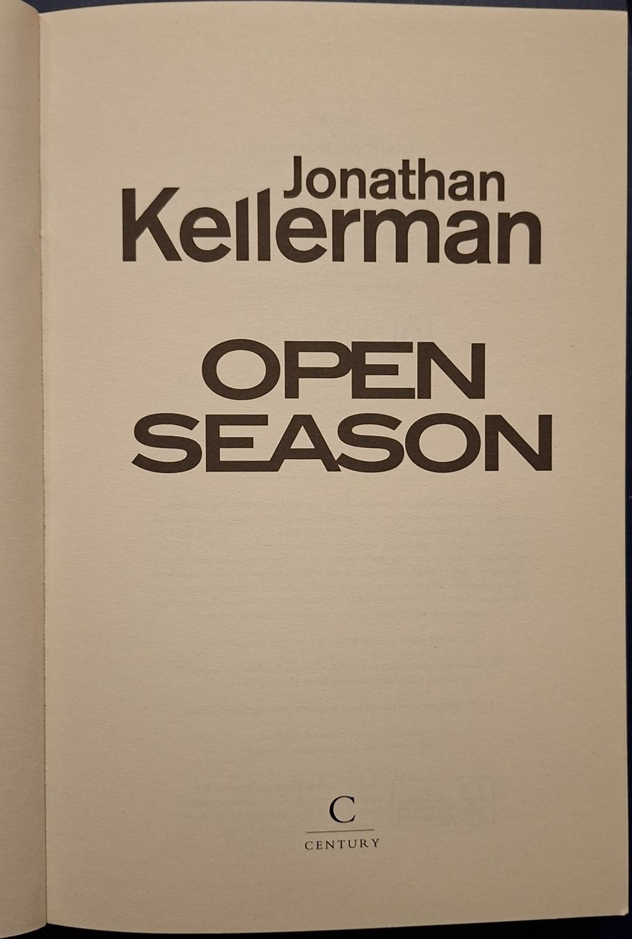Livres: Jonathan Kellerman Open Season Buch guter Zustand – D'occasion à Niederglatt ZH par Siegfried67 2