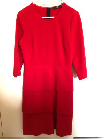 Kleid rot Steffen Schraut 36 NEU