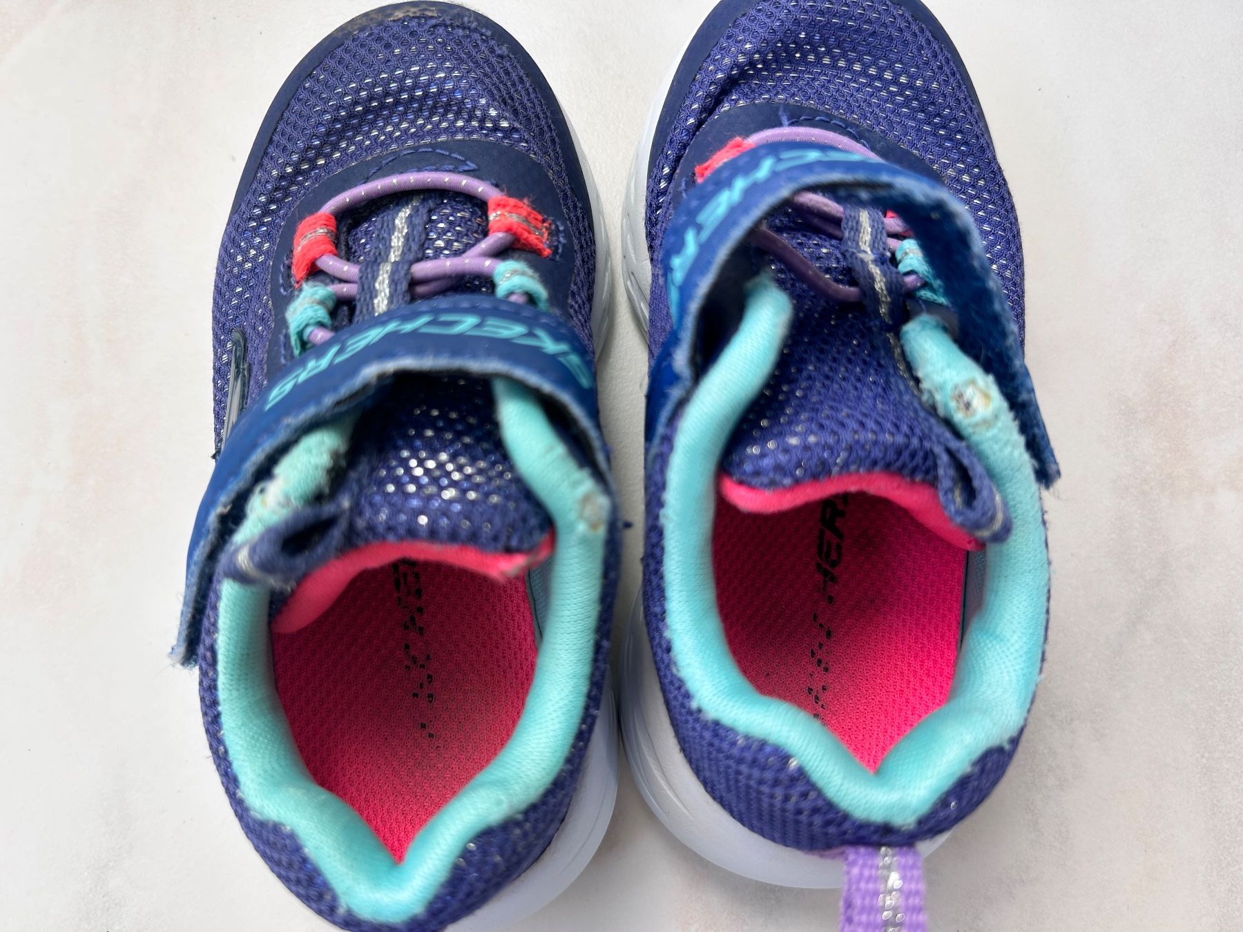 Skechers Schuhe für Jungen: Skechers Sneakers EU 22 blue glitter – Gebraucht aus Rüti ZH von JB_8630 2
