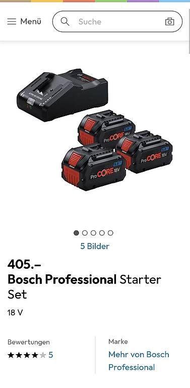 Alle Werkzeuge: Bosch professional – Neu und originalverpackt aus Alpnachstad von Hz11