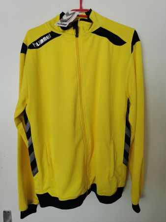 Hummel Trainingsjacke gelb schwarz neuwertiger Zustand