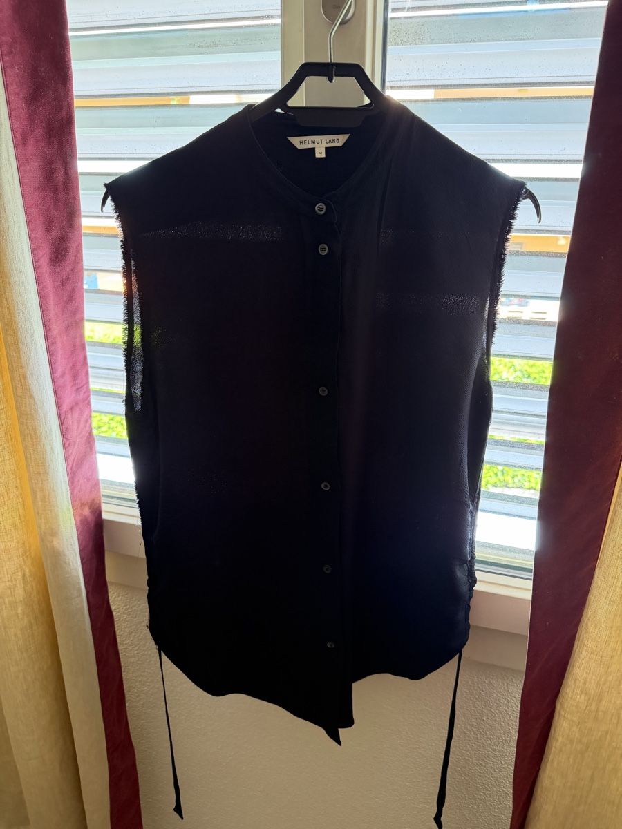 Camicette: Helmut Lang Black Sleeveless Top, Size M, Summer Essential – Usato da Zürich venduto da Milo2021 1