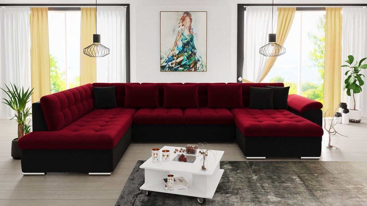 Sofas: Wohnlandschaft Rechts Sofa mit Bettkasten + Schlaffunktion – Neu und originalverpackt aus Wallenwil von toesstal-vertrieb 4