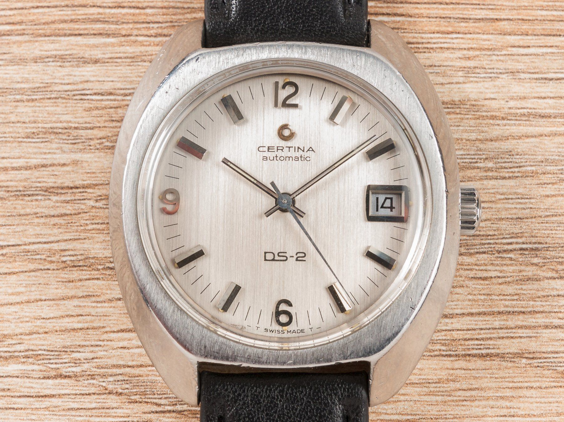 Certina DS2 6-9-12 Vintage Automatik Uhr 38 mm 25-651 Turtle (Gebraucht ...