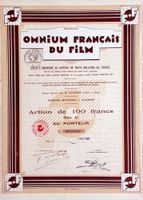 Omnium Français du Film SA, Paris - 1928
