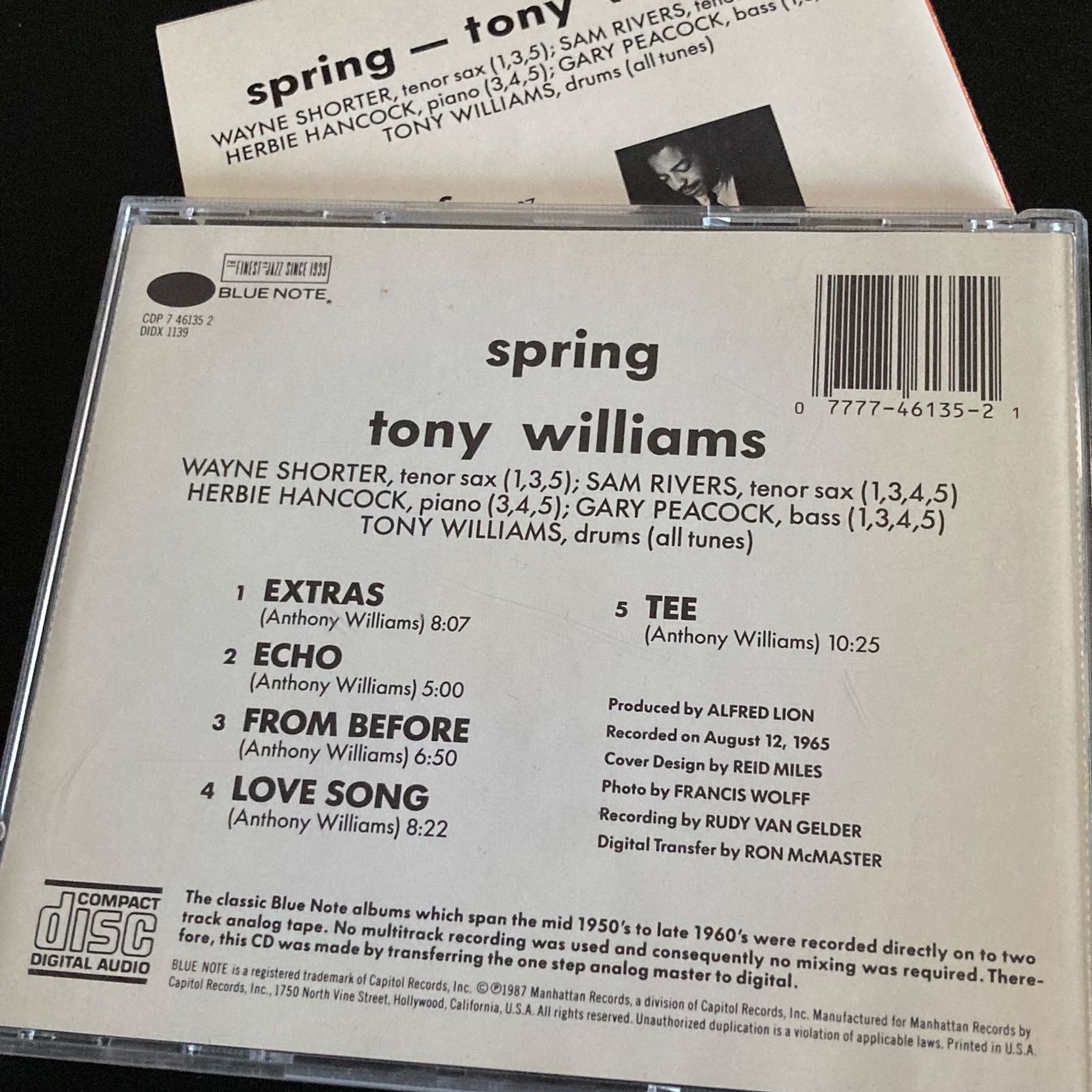 CDs: Anthony Williams - Spring – Gebraucht aus Bern von Ntsamina 1