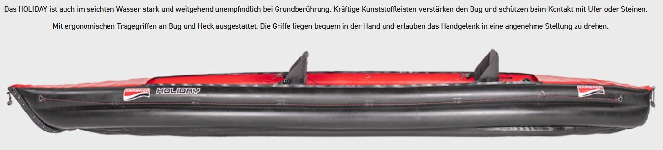 Barche: Kayak Grabner Holiday 2 – Nuovo (secondo la descrizione) da Schaffhausen venduto da dil_g8dw 1