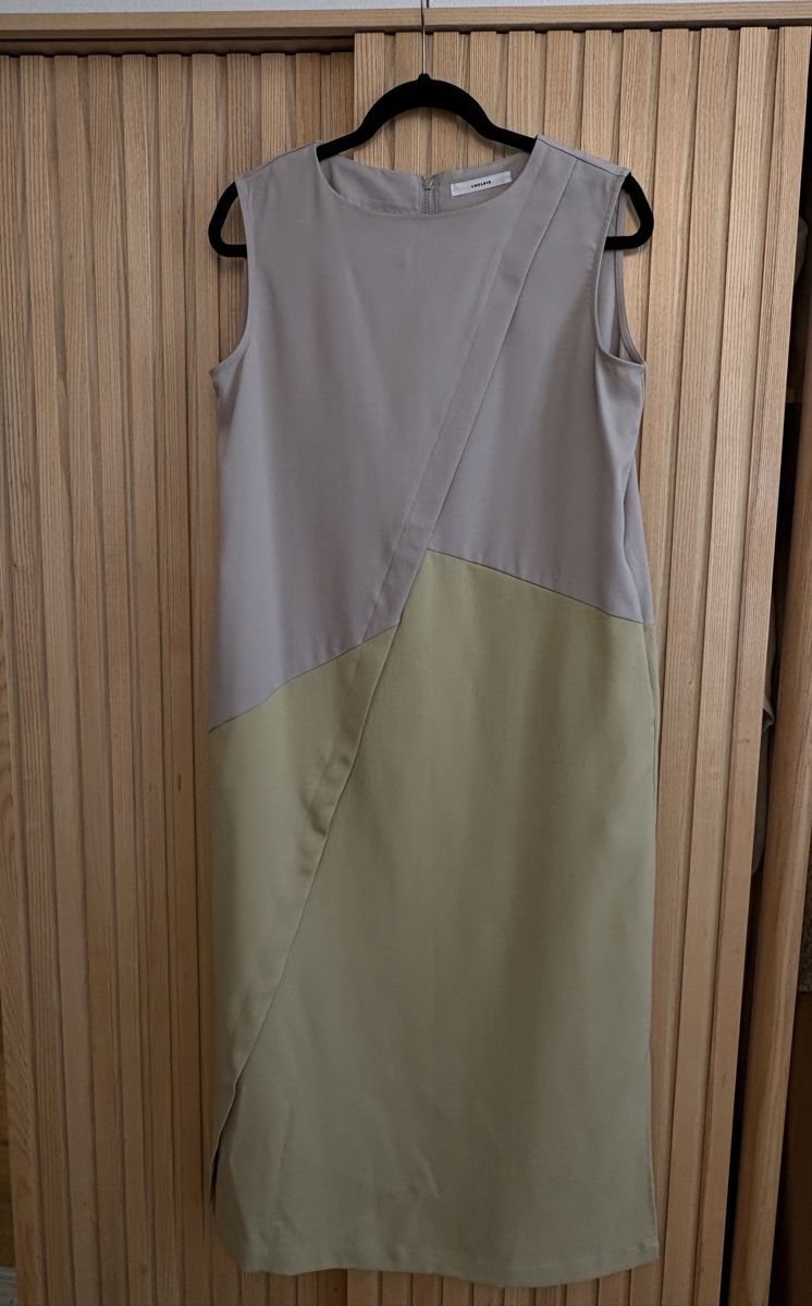 Kleider: Damen Maxikleid – Beige / Khaki – Gebraucht aus Bern von May199