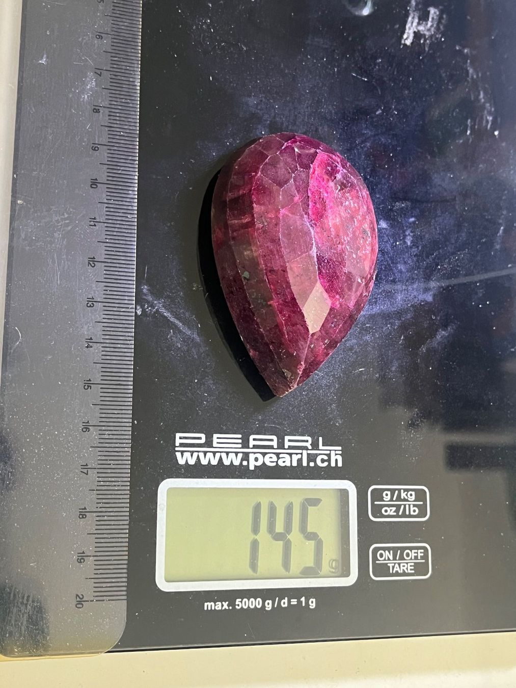 Pietre preziose: Wunderschöner Rubin Edelstein, 145 Karat, – Nuovo (secondo la descrizione) da Bremgarten b. Bern venduto da barny2 2