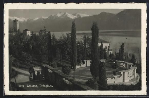 Cartes postales: AK Locarno, Rivapiana, 1933 – D'occasion à Berlin par bartko-reher