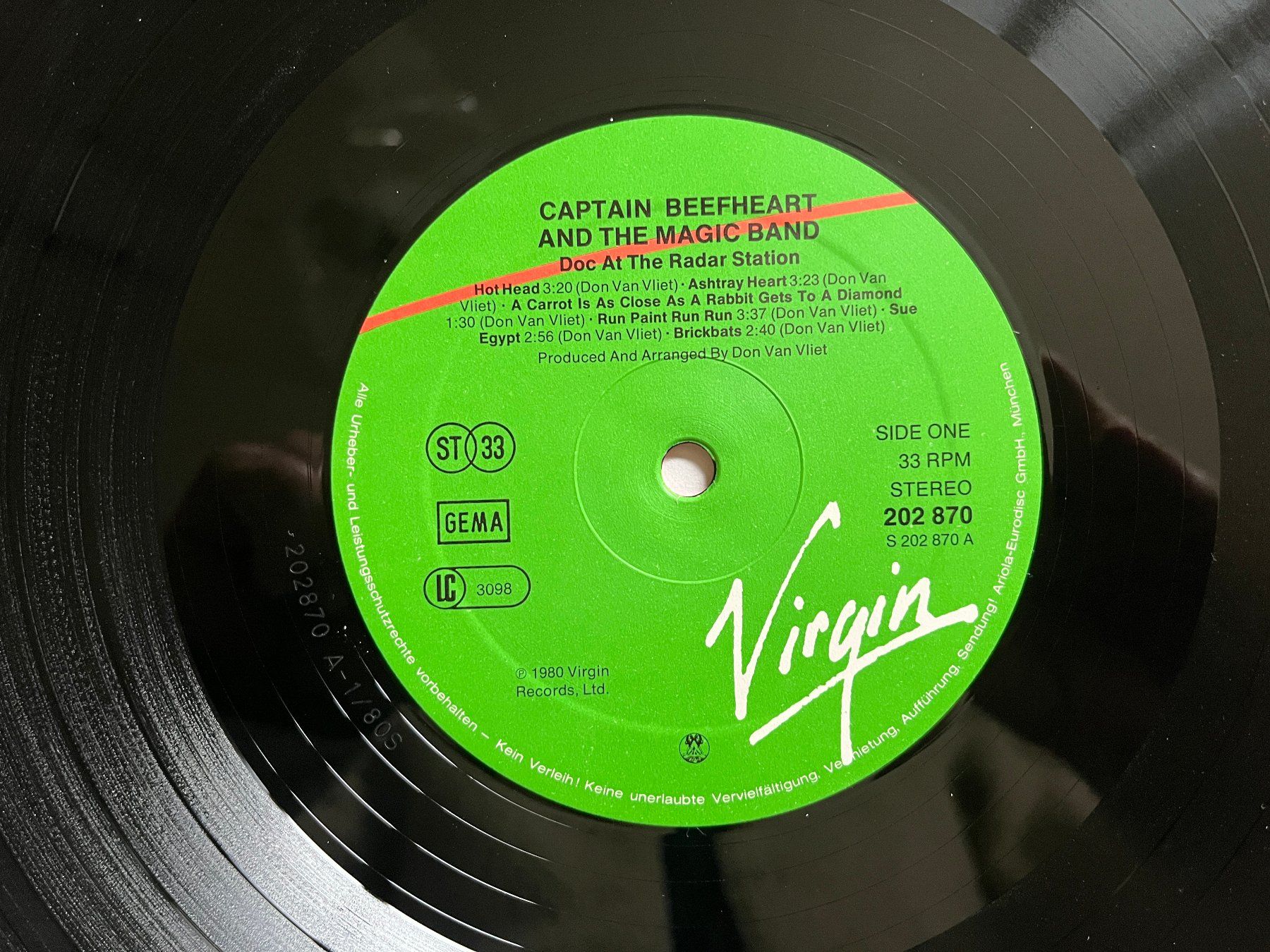 Dischi in vinile: Captain Beefheart-"Doc at the Radar Station" – Usato da Zürich venduto da Nieverge1 2