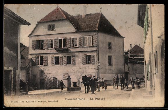 Cartes postales: AK Cormondrèche, Le Prieuré – D'occasion à Berlin par bartko-reher